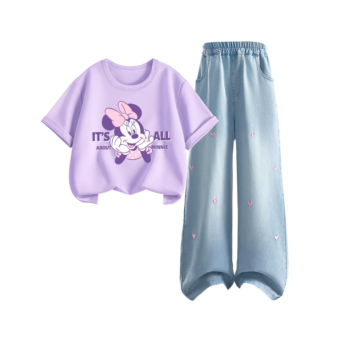 

Детская повседневная спортивная одежда Disney, светло-голубой