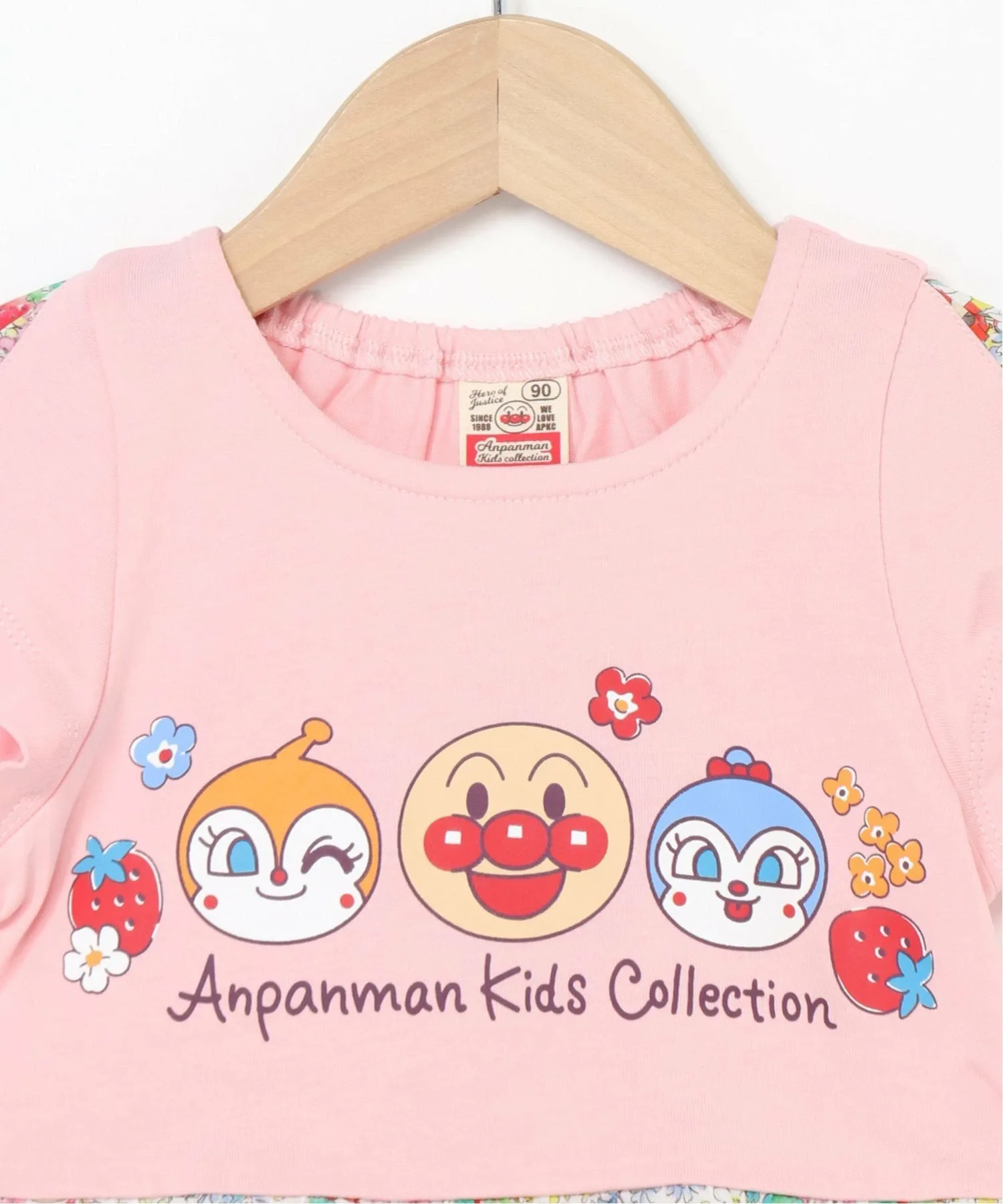APKC/(K) Платье с клубничным принтом Anpanman Kids Collection, pink — фото 4