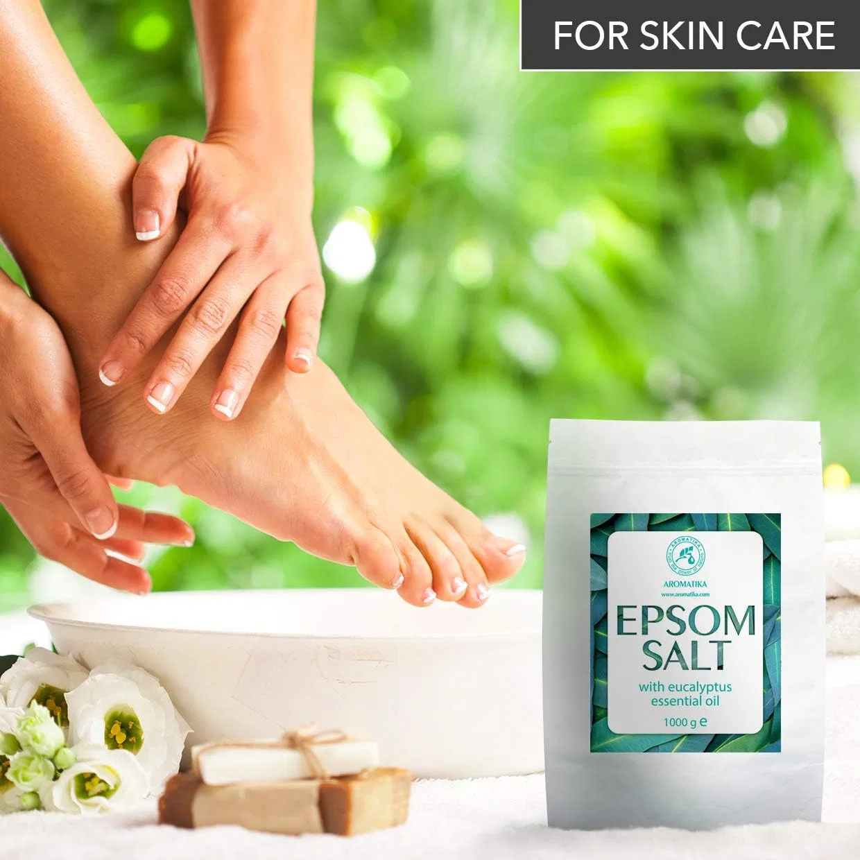 Соль для ванн Epsom & Eucalyptus 3 кг Aromatika Trust The Power Of Nature — фото 4