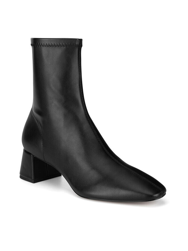 Ботильоны на блочном каблуке Nine West, черный — фото 2