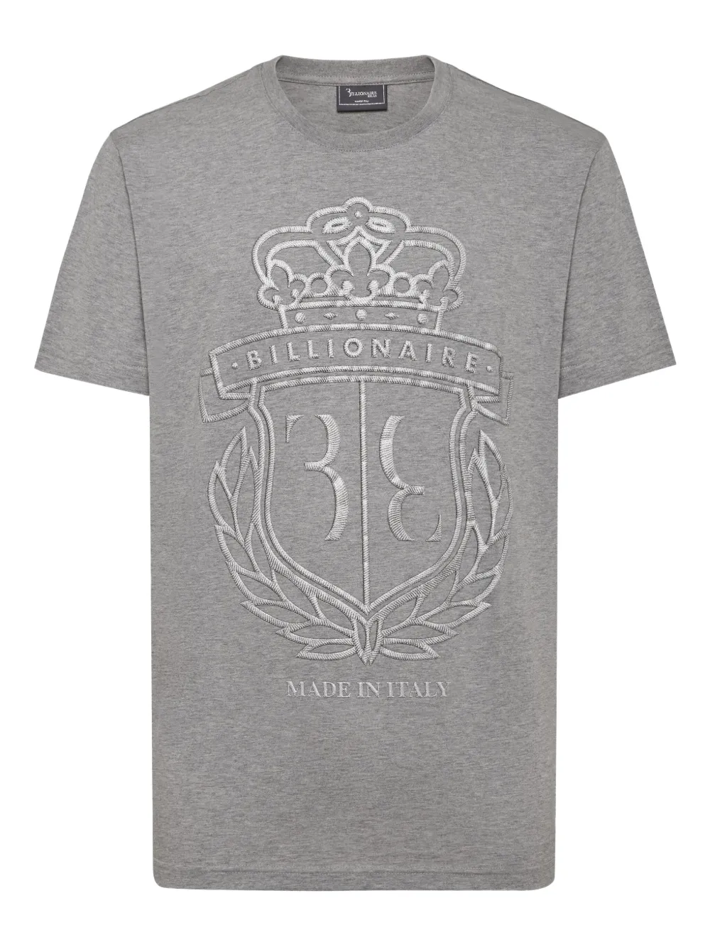

Футболка Crest с круглым вырезом Billionaire, серый