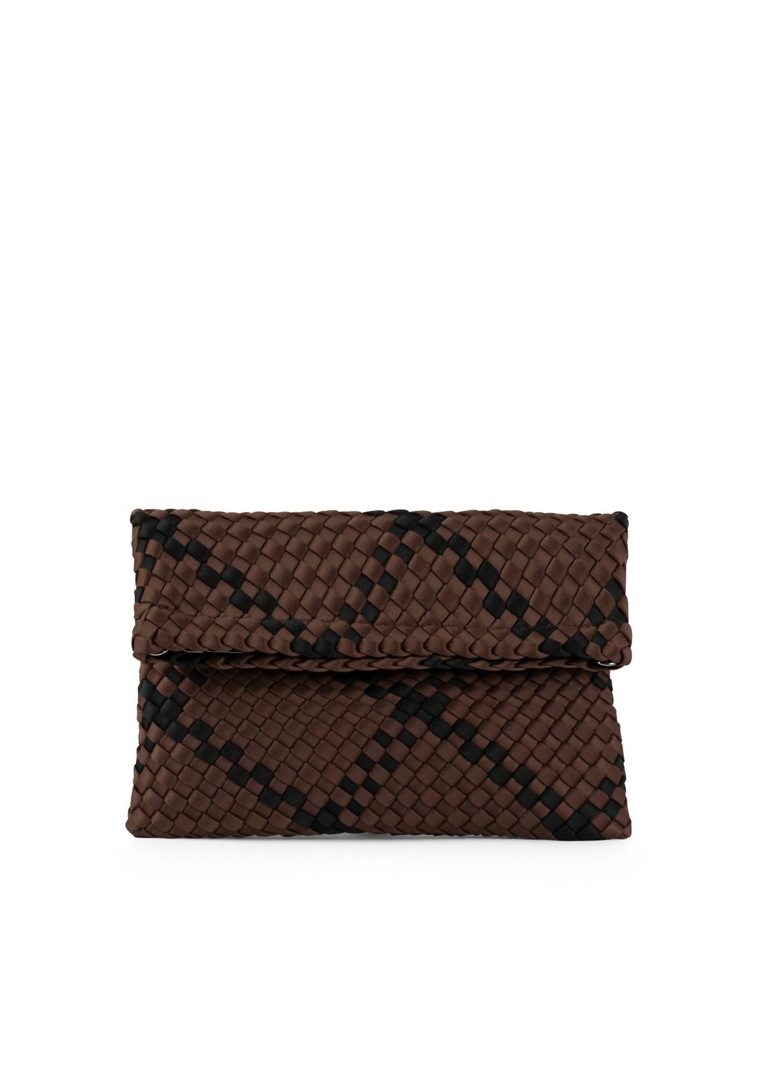 

Клатч Val Woven Convertible в цвете «эспрессо» HAUTE SHORE, Espresso