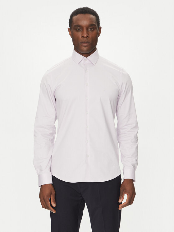 

Рубашка облегающего кроя K10K114298 Calvin Klein, фиолетовый