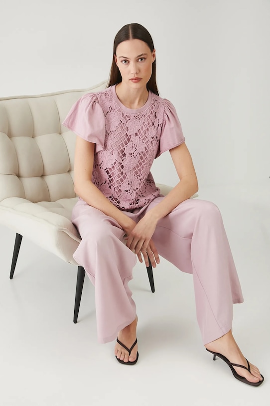 

Хлопковая футболка Medicine, розовый