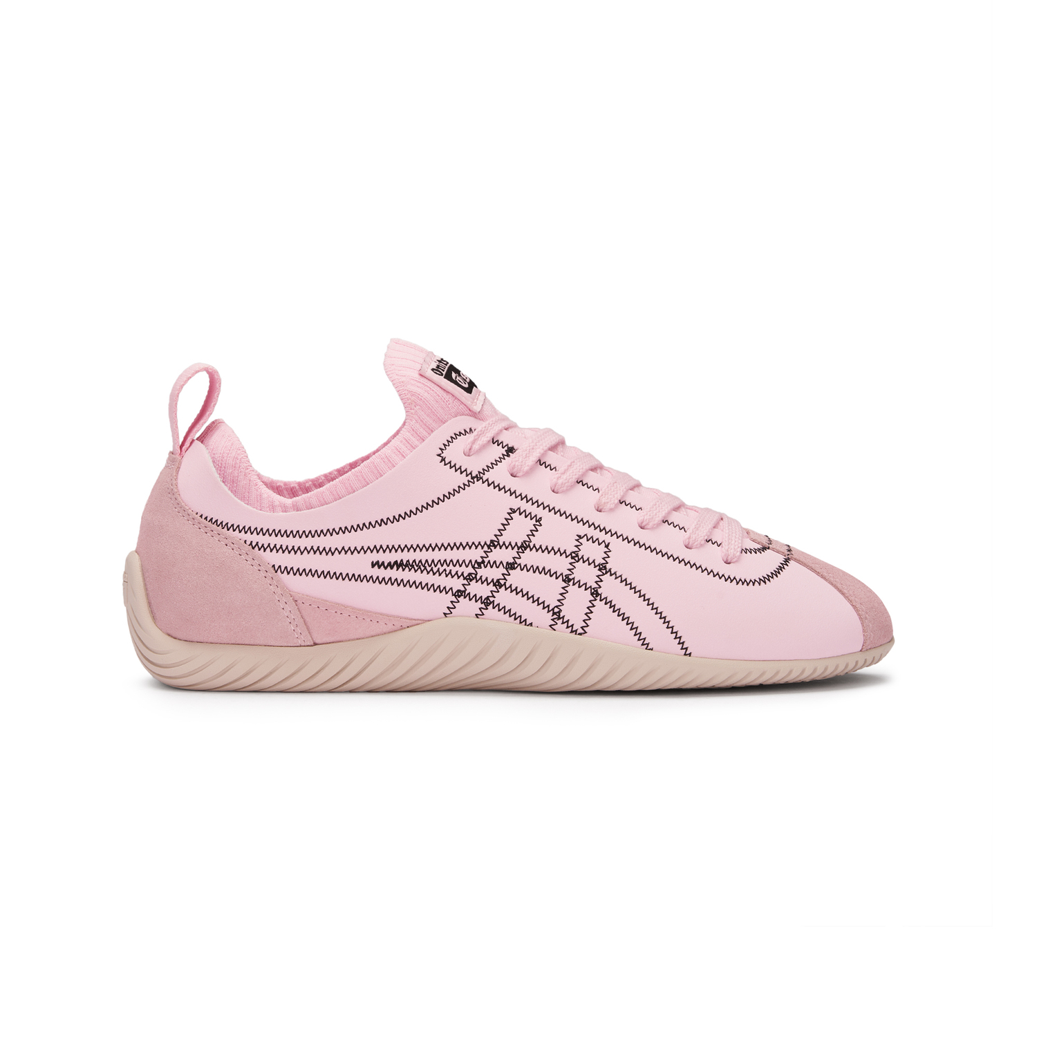 Onitsuka Tiger Удобные низкие повседневные кроссовки Sclaw, унисекс, розовые — фото 3