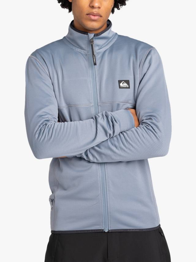 

Мужская толстовка на молнии Quiksilver, цвет Flint Stone