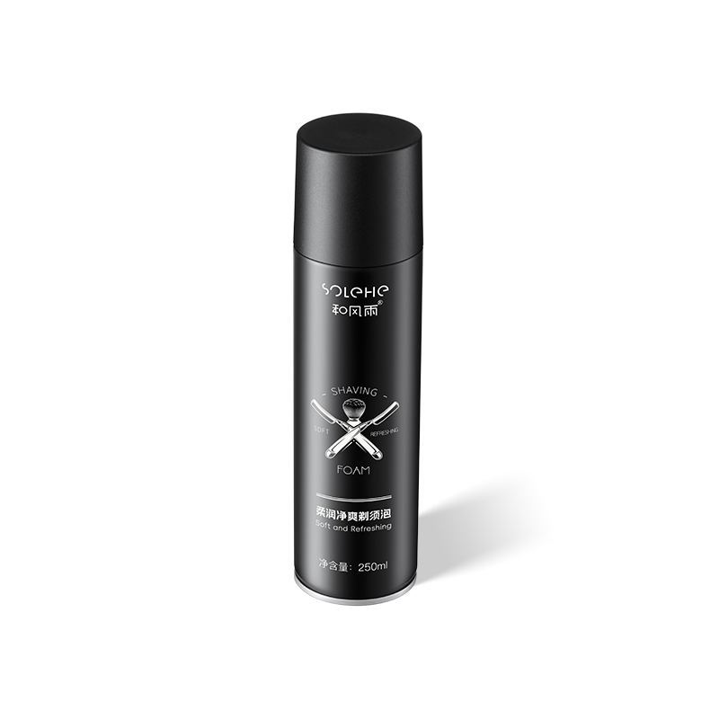 

HEFENGYU пенка для бритья, крем для бритья мужской ручной успокаивающий, стабилизирующий и очищающий 250мл*2 SOLEHE