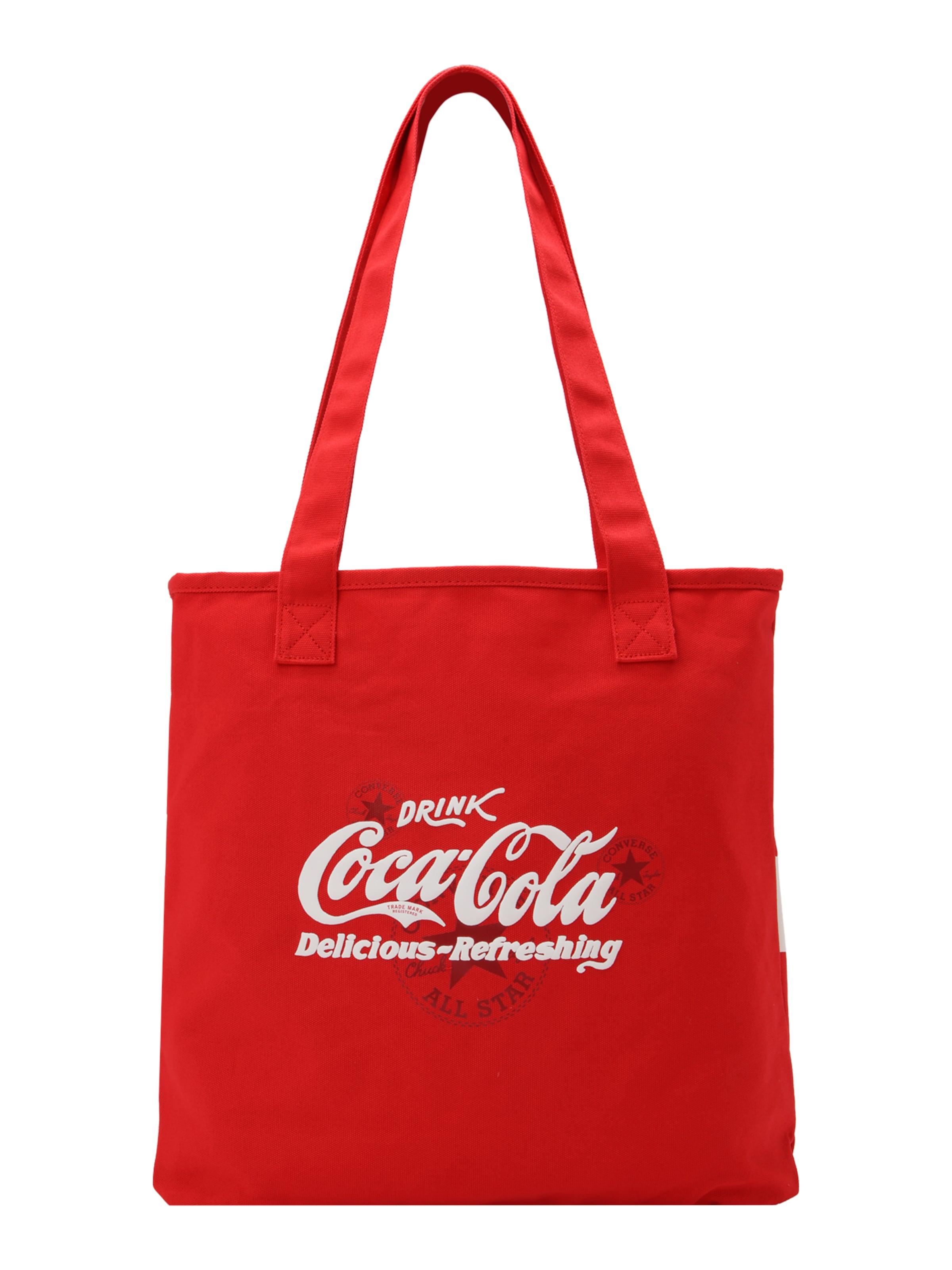

Шоппер 'CAU CONVERSE X COCA COLA' в красном и темно-красном цвете