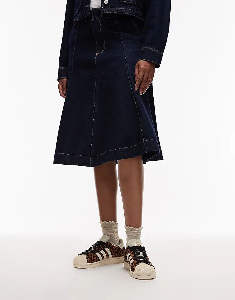 Кроссовки Adidas Originals Superstar II с леопардовым принтом и мехом пони — фото 3