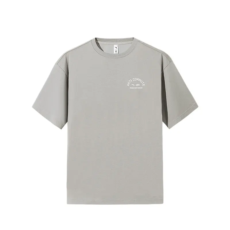 

ANTA Футболка для разнообразных тренировок Unisex Moss Gray Green, Зеленый, ANTA Футболка для разнообразных тренировок Unisex Moss Gray Green