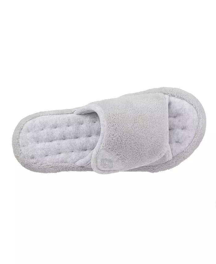 Женские тапочки-сабо Spa Slide из микрофлеса Isotoner Signature, серый — фото 3