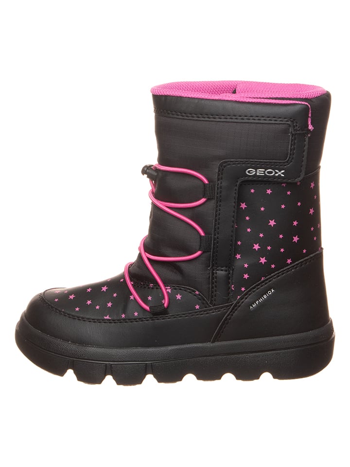 

Сапоги Geox, цвет schwarz/pink