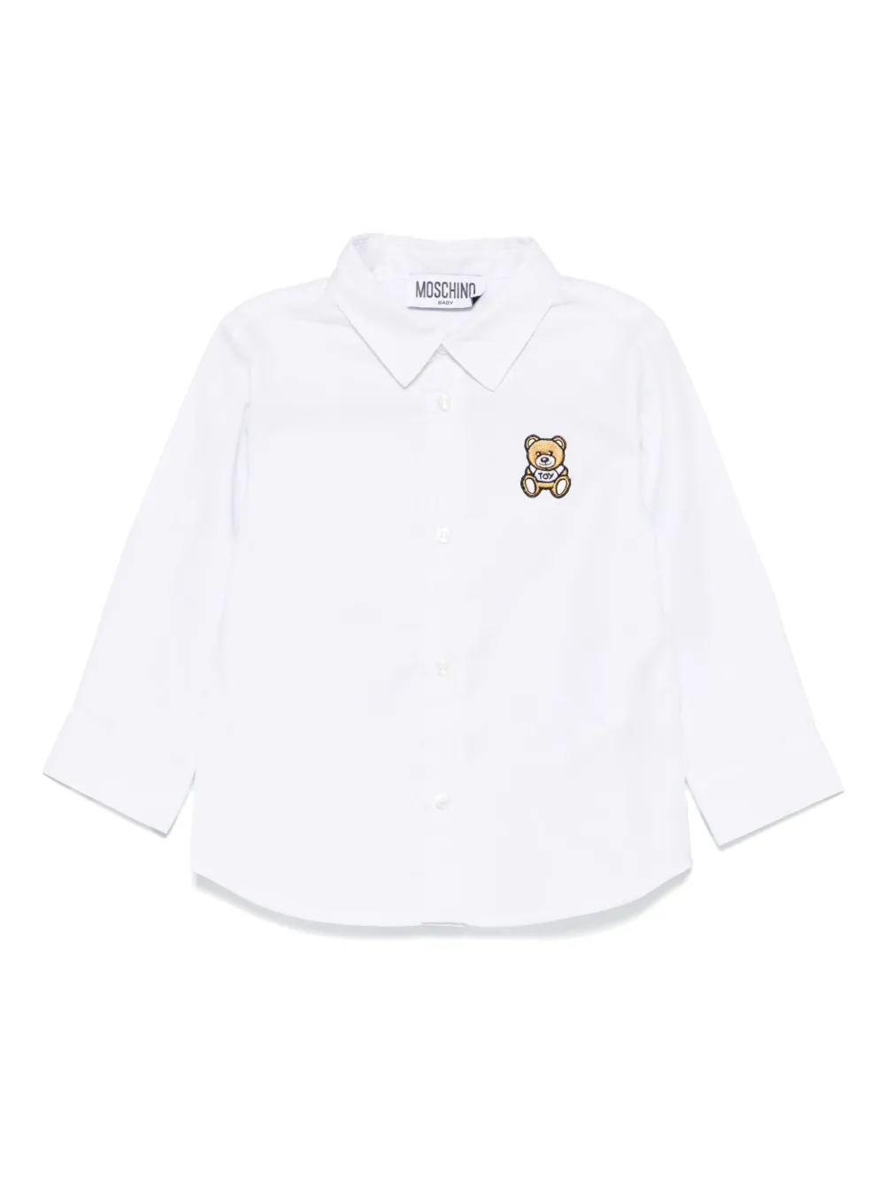 

Рубашка Teddy Bear Moschino Kids, белый