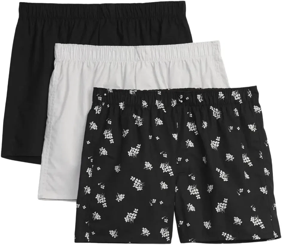 Боксеры 3-пак GAP, True Black Multi