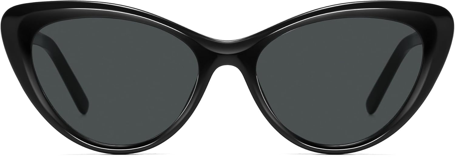 

Женские солнцезащитные очки SOJOS из ацетата в форме «кошачий глаз», ручная работа, поляризованные, в стиле ретро, ​​легкие, модные, 90-е, защита от ультрафиолета UV400, модель SJ3114, Black/Grey