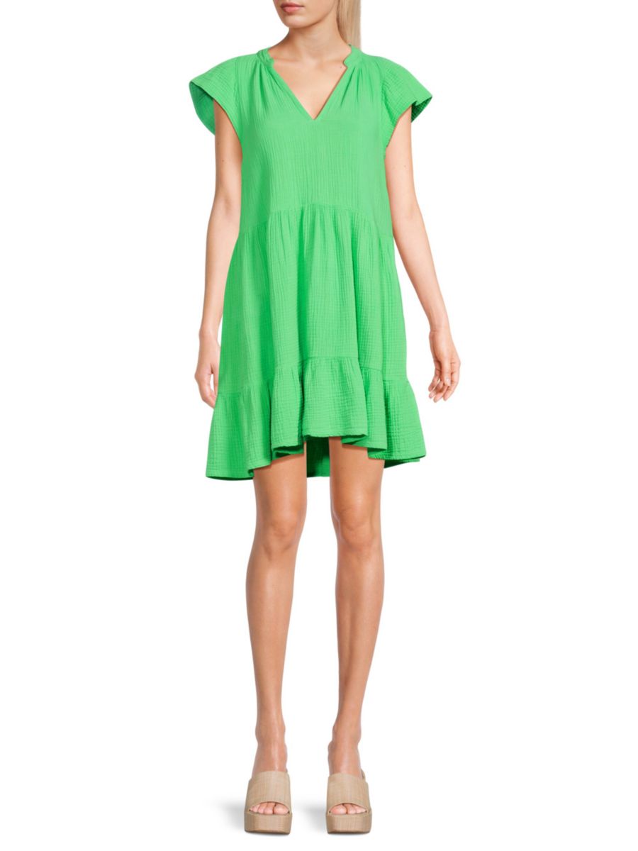 

Мини-платье Padma Gauze Nation LTD, цвет Midori Green