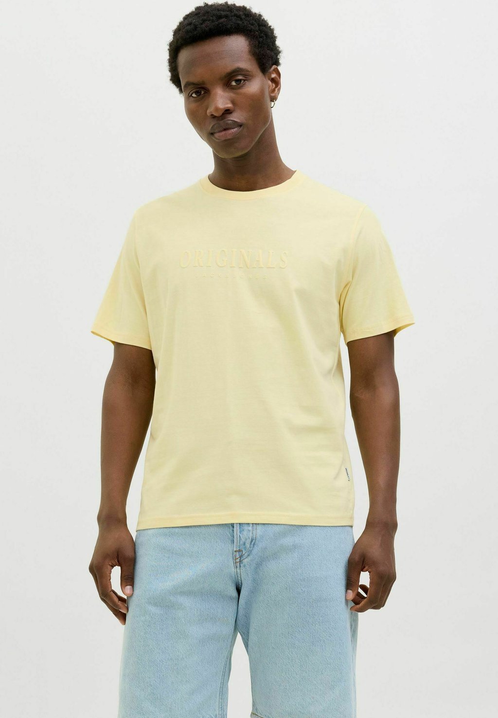 

Футболка с принтом JORFREDERIKSBERG SS CREW NECK NOOS Jack & Jones, белый