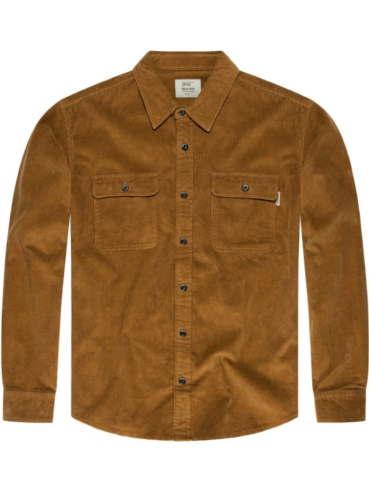 

Рубашка Brix Shirt Vintage Industries, коричневый
