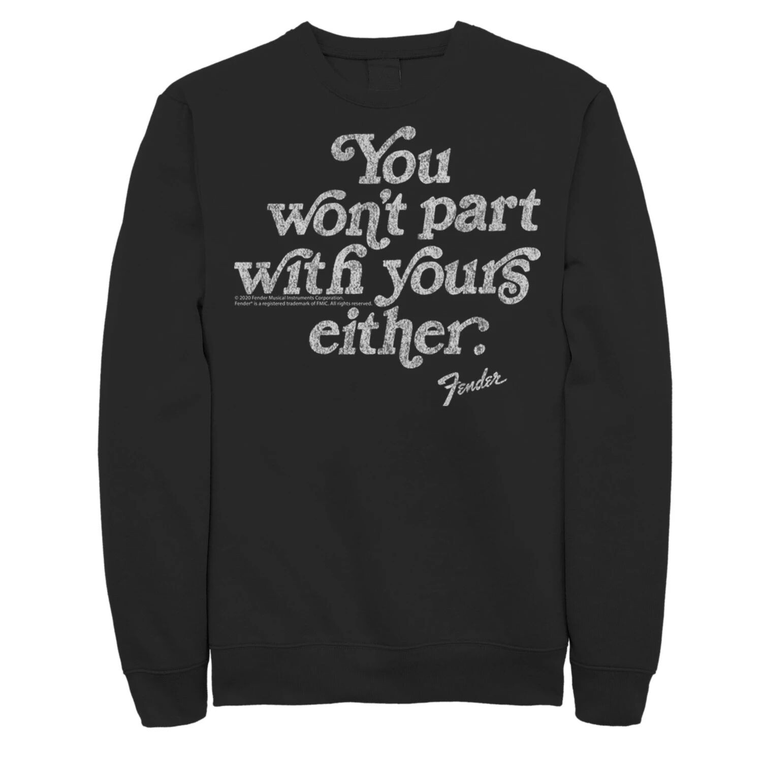 

Мужской свитшот Fender Vintage Quote Licensed Character