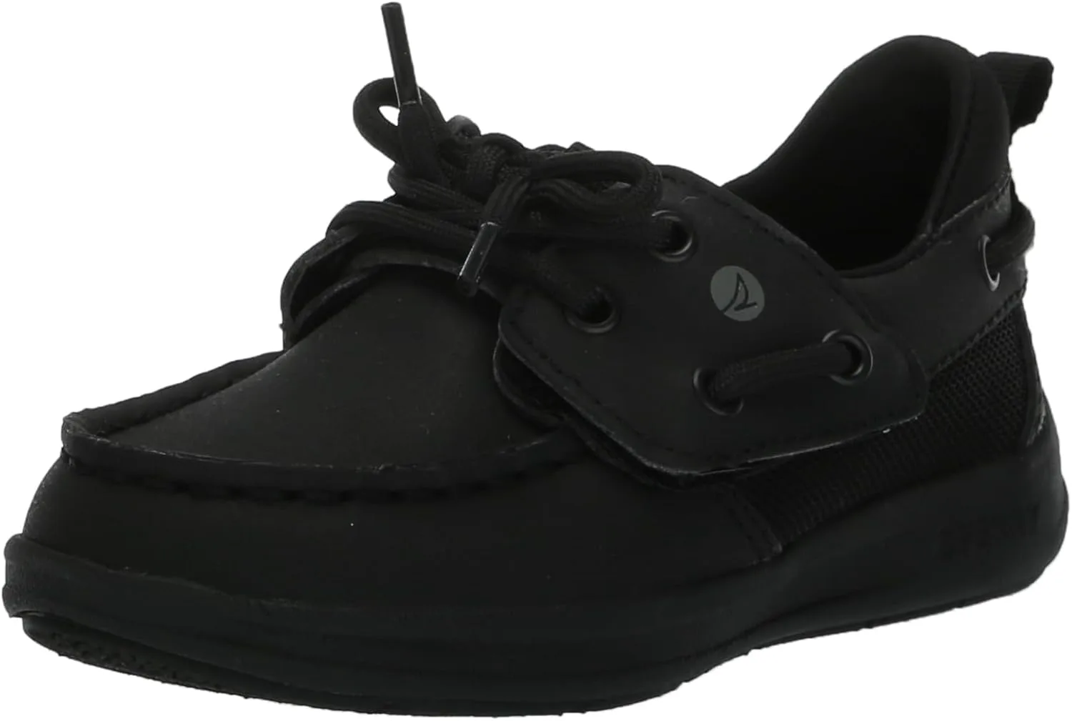 Детские лодочные туфли Sperry Unisex Fairwater Plushwave Jr, черный — фото 4