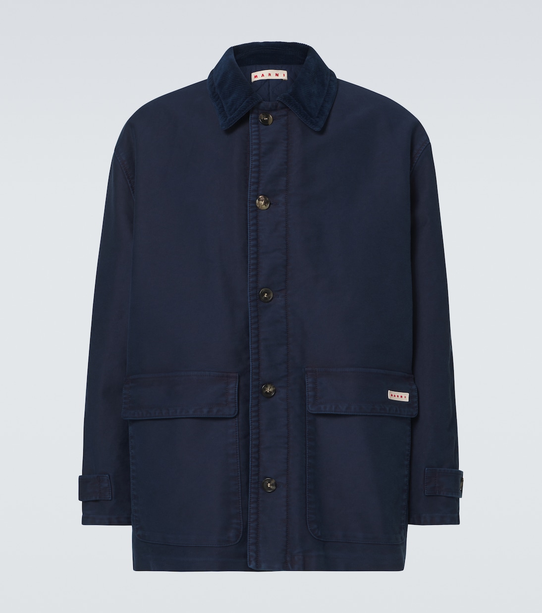 

Хлопковая рубашка Marni, Light Navy