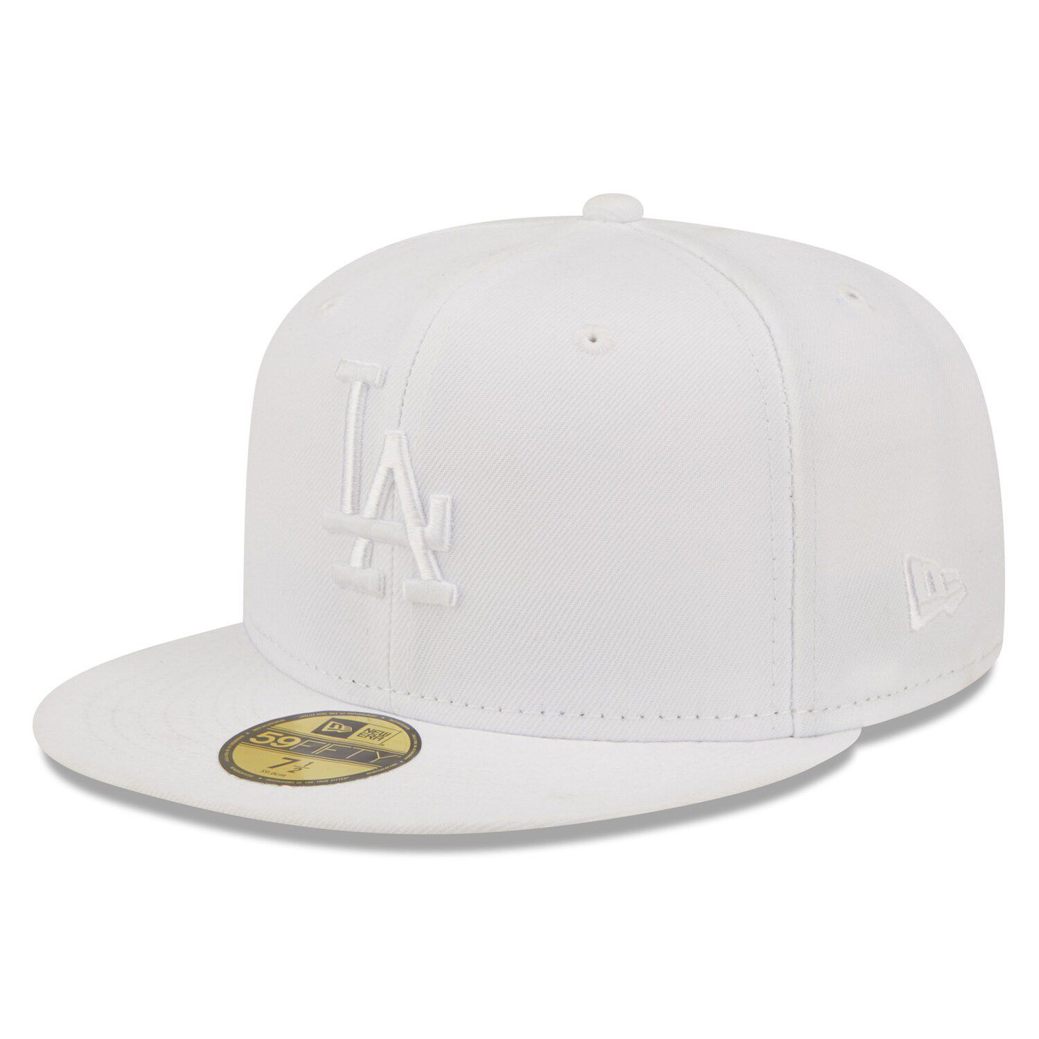 

Мужская приталенная кепка New Era Los Angeles Dodgers White on White 59FIFTY