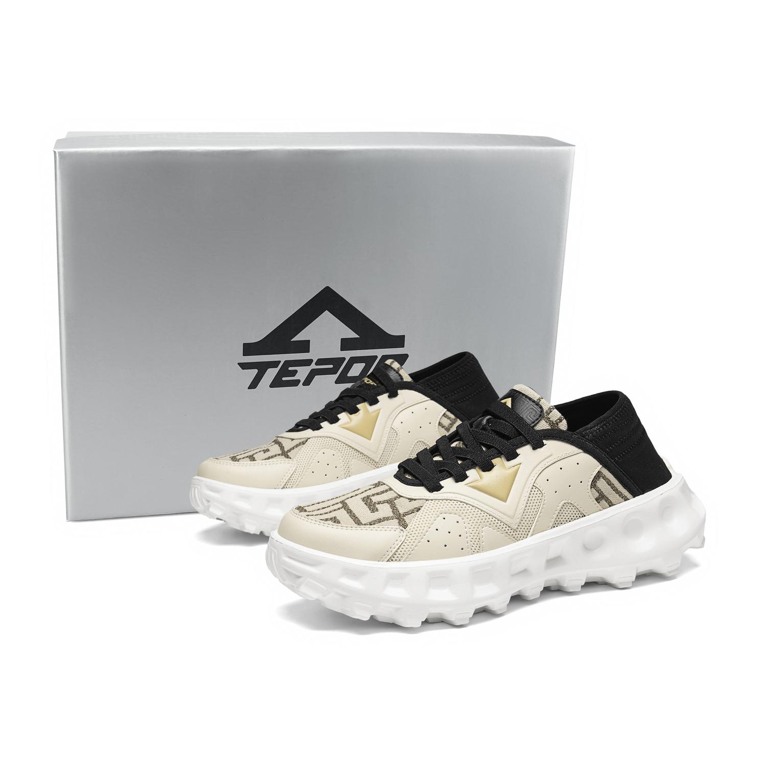 

TEPOR Низкие повседневные кроссовки унисекс белые [сетчатые летние без подкладки], цвет White[Unlined Mesh Summer]