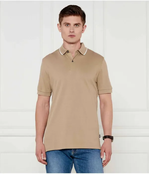 Поло H-Prout 59 regular fit Boss, бежевый