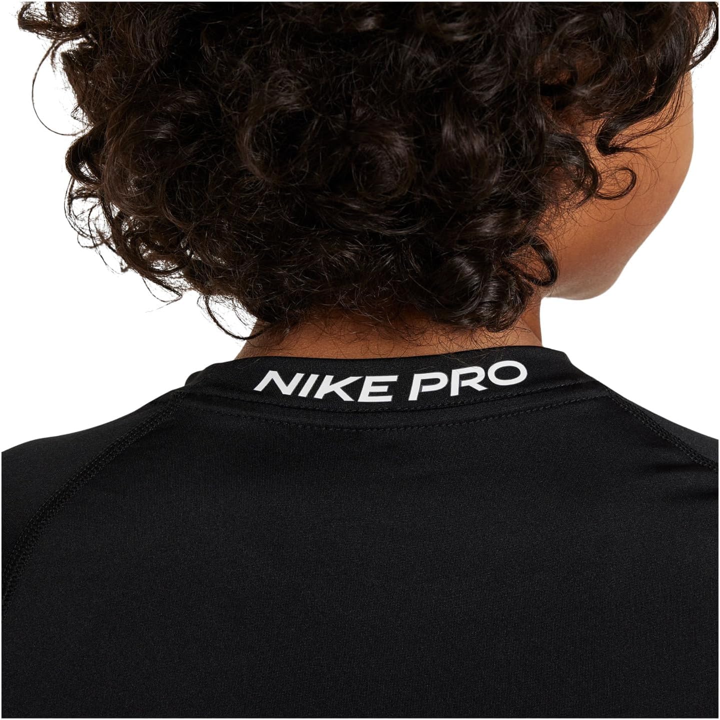 Топы с короткими рукавами Dri-FIT Nike Kids, Black/White — фото 3
