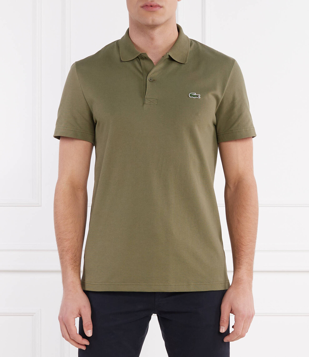 

Поло Lacoste Regular Fit, зеленый