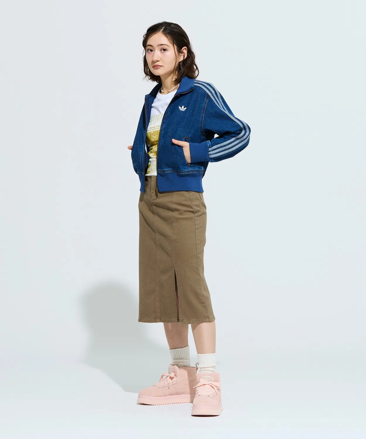 Толстовка Firebird деним Adidas Originals синяя — фото 3