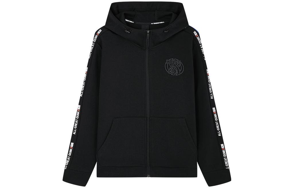 

361° Толстовка мужская черная с капюшоном Moderate Cardigan, Черный, 361° Толстовка мужская черная с капюшоном Moderate Cardigan