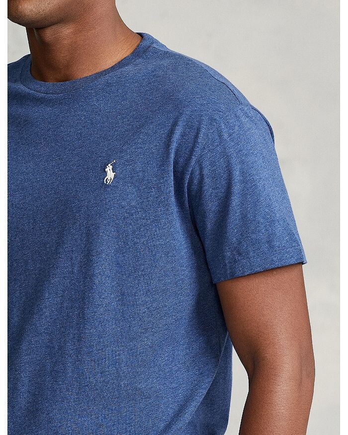 Футболка Polo Ralph Lauren классическая синяя — фото 4