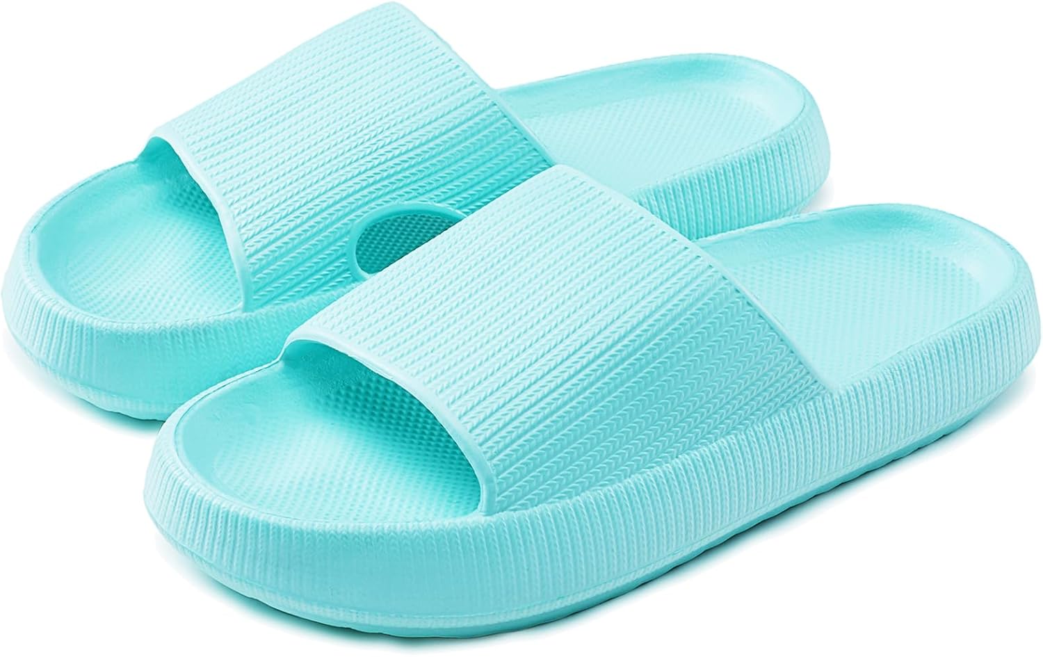 

Домашние тапочки rosyclo для женщин и мужчин, тапочки-подушки, шлепанцы для душа, тапочки для дома, удобные, легкие, с толстой подошвой, нескользящие, легко чистятся, зеленый