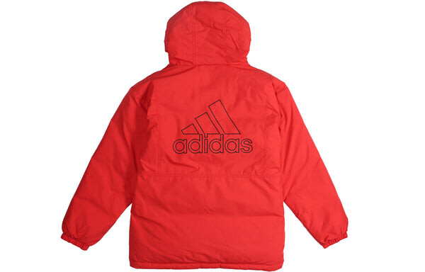 Пуховик adidas Rev 3st Down Ho Stay Warm Reversible Outdoor hooded down Jacket Black, черный — фото 4