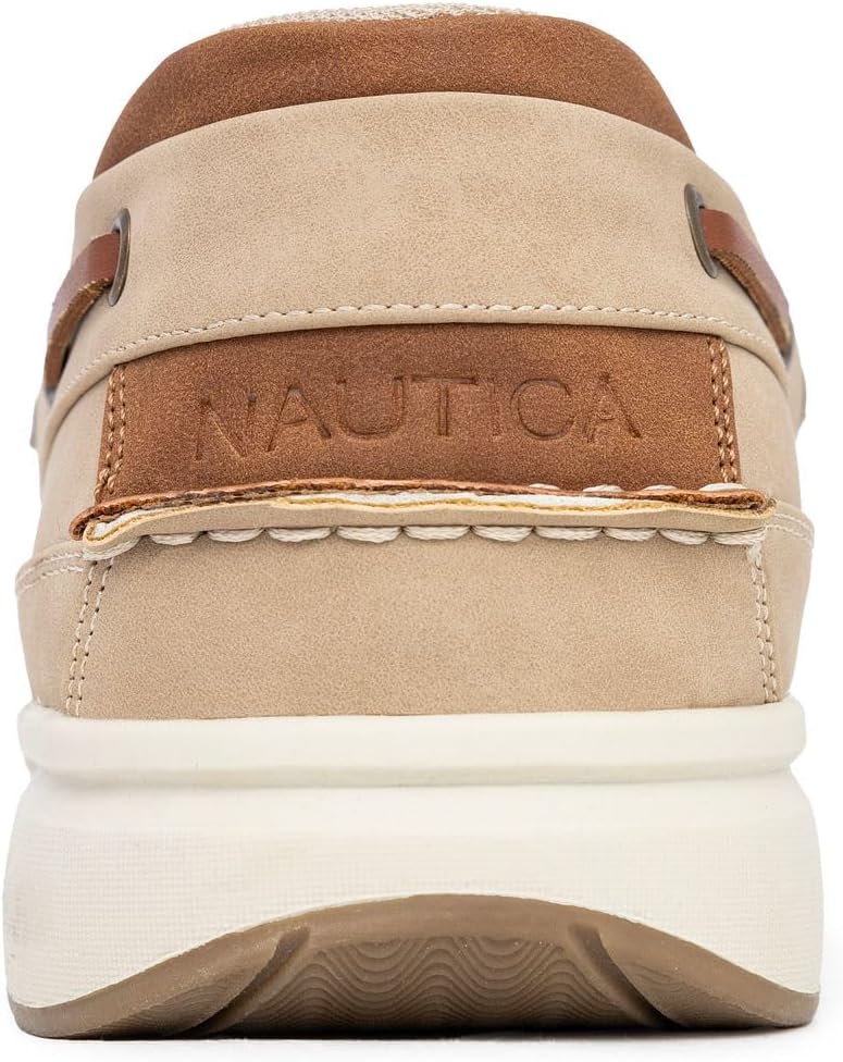 Мужские лодочки Nautica с шнуровкой- мокасины-лодочки с амортизирующей подошвой для комфорта при ходьбе- Zapato, коричневый — фото 3