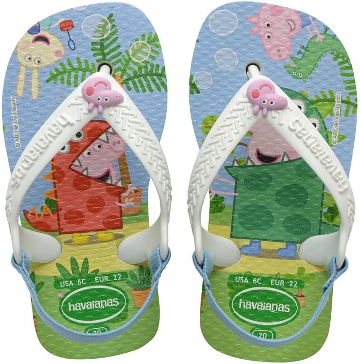 Детские вьетнамки Havaianas для девочек, белый — фото 3