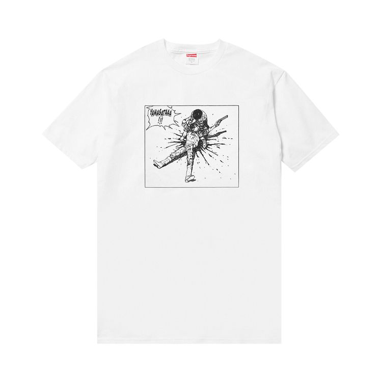 

Футболка Supreme Akira Yagamata Tee 'White', белый