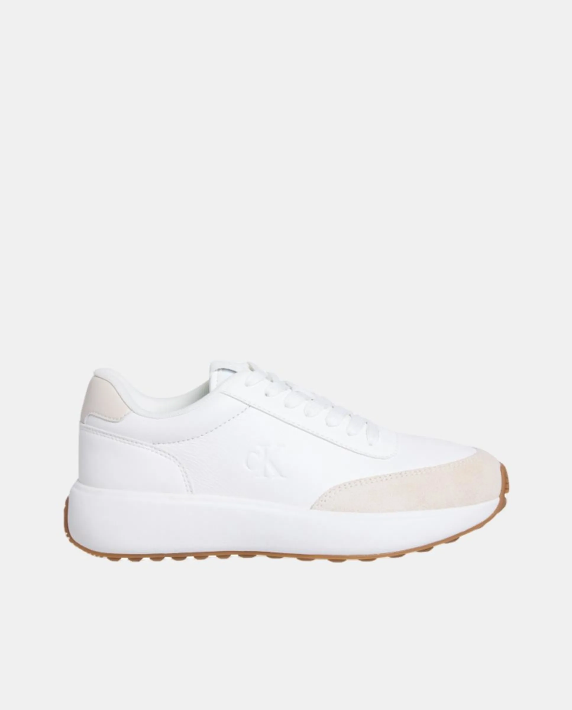 

Однотонные беговые кроссовки Calvin Klein, белый