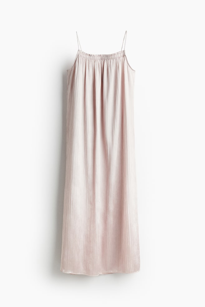 

Атласное платье-комбинация H&M, розовый