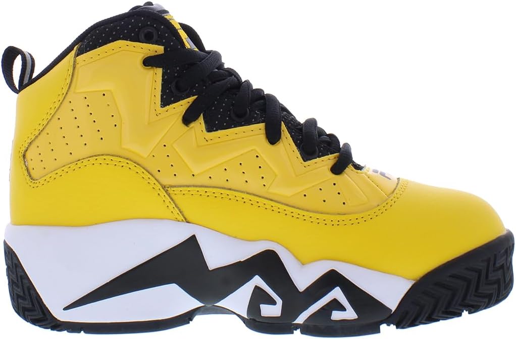 Кроссовки Fila Unisex-Child Kid's Fila Mb, черный/желтый — фото 3