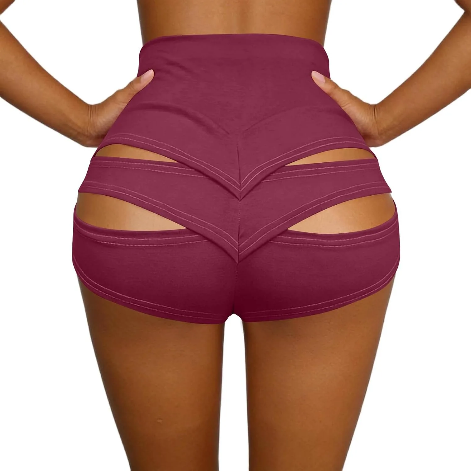 

Женские шорты Booty Shorts с подвязками и высокой талией для тренировок