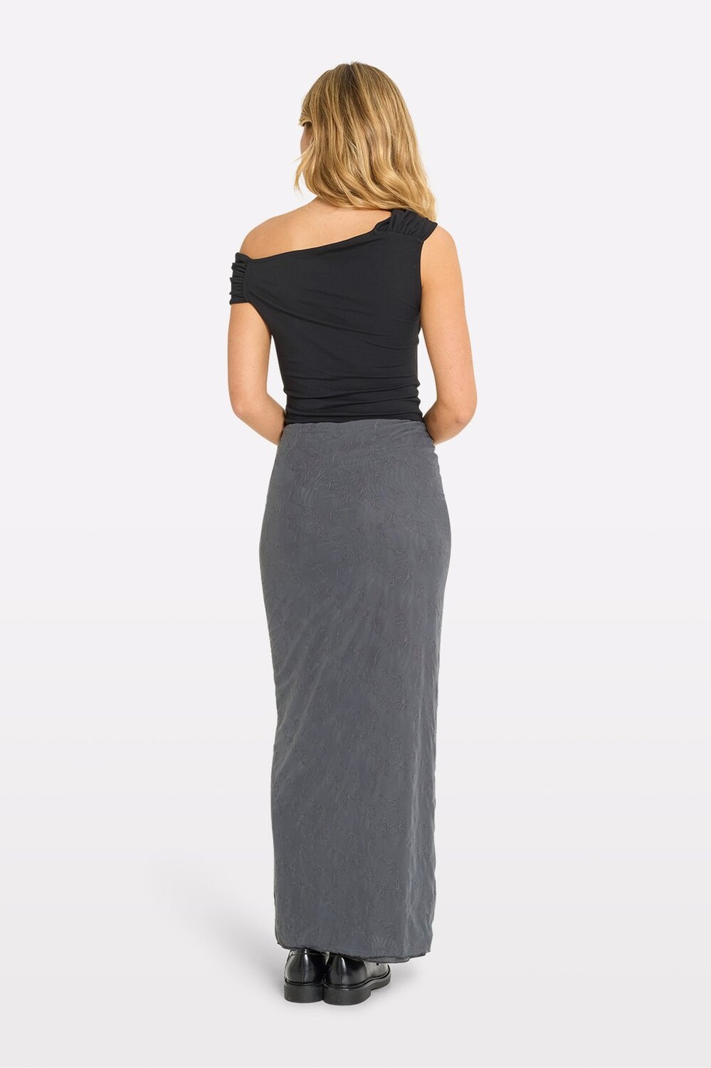 

Юбка макси AVA SKIRT Envii, темно-серый
