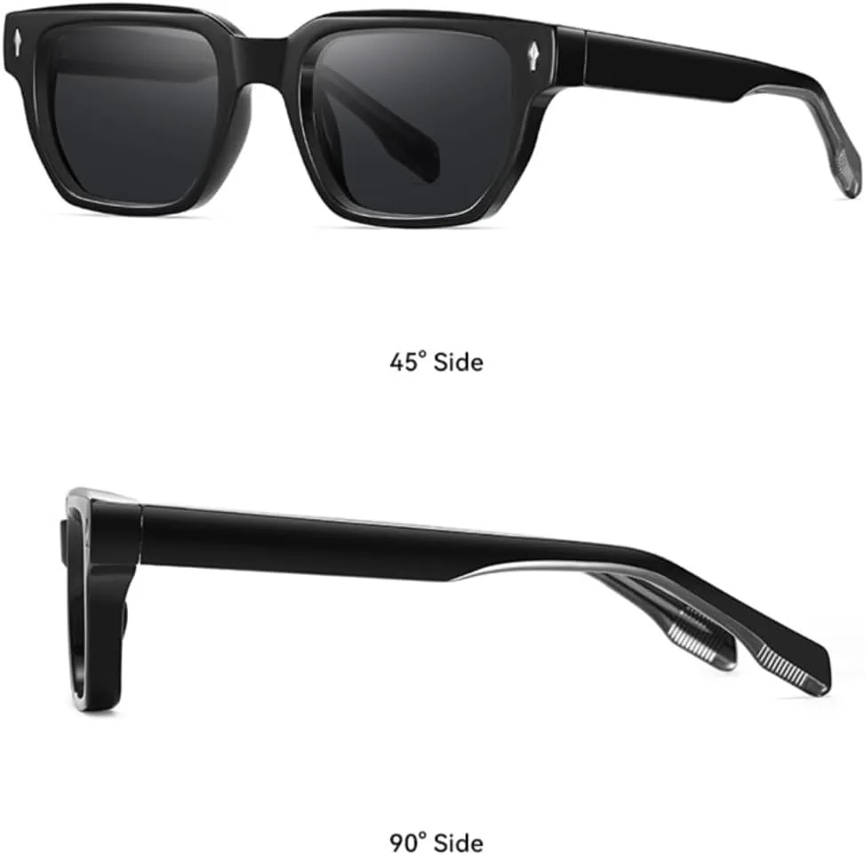 

Поляризованные винтажные солнцезащитные очки с заклепками для женщин и мужчин, роскошные панк-очки для вождения с защитой от УФ-излучения UV400 VFDHN, Anti Blue Light