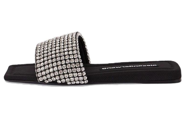 Шлепанцы женские черные Alexander Wang