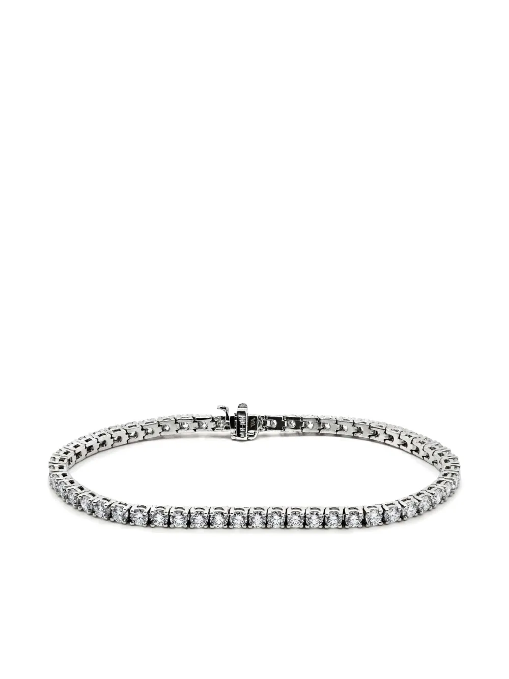

Браслет из белого золота с бриллиантами Jewels Aficionado, серебяный