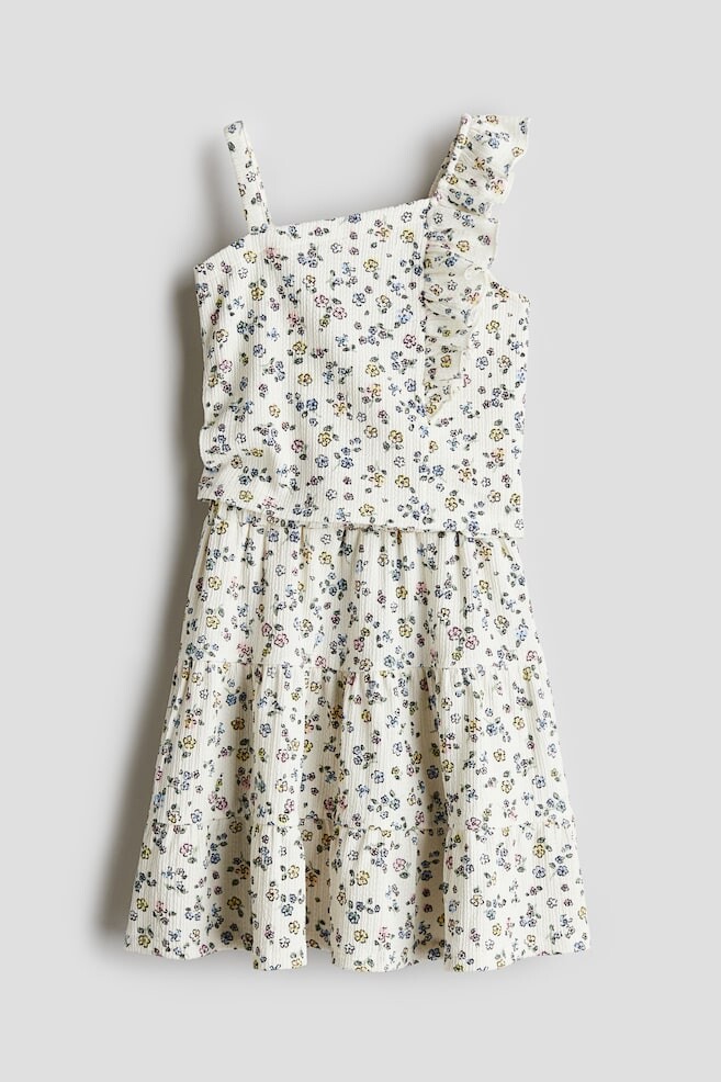 

Комплект из двух предметов: топ и юбка H&M, белый