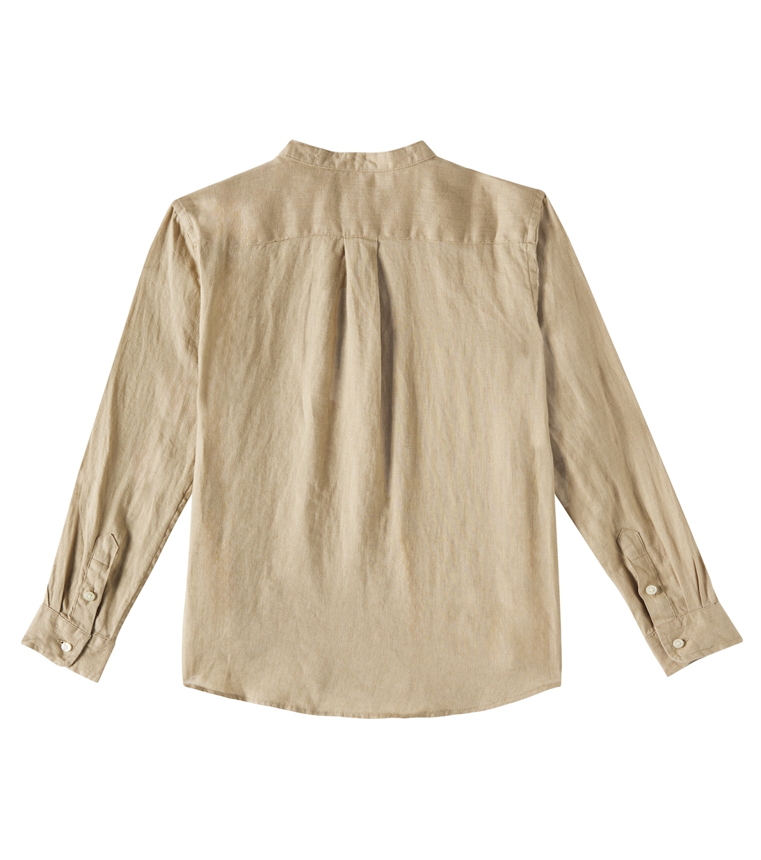 Льняная рубашка Postboy Polo Ralph Lauren Kids, Surrey Tan — фото 3