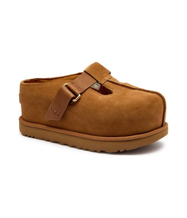 Кожаные мюли туфли goldenstar hi Ugg, коричневый