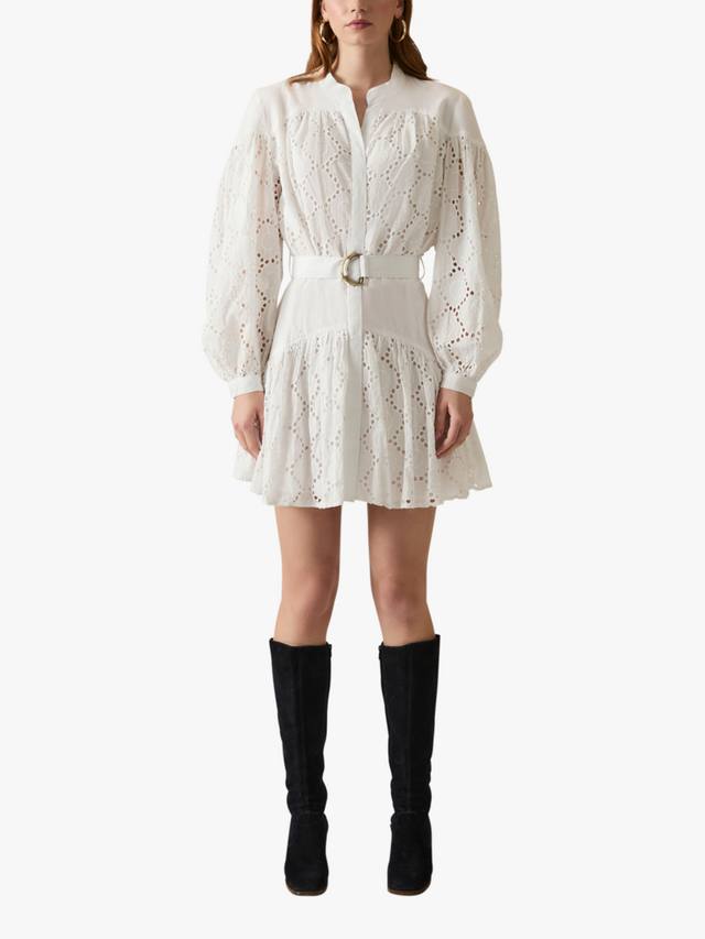 

Вышитое платье broderie anglaise James Lakeland, белый